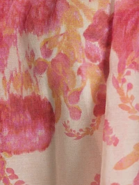 High Tide Puff-Sleeve Blouse Floral Print