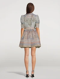 High Tide Belted Mini Shirt Dress