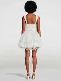 High Tide Embroidered Mini Dress
