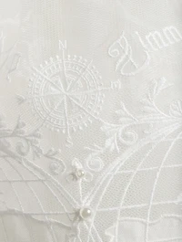 High Tide Embroidered Mini Dress