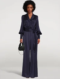 Silk Wrap Blouse