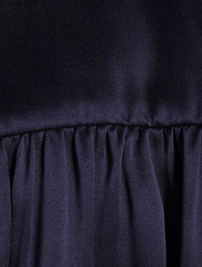 Silk Wrap Blouse