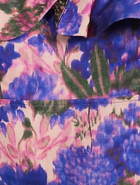 High Tide Frilled Mini Dress Floral Print