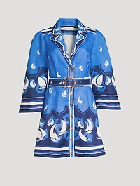 High Tide Mini Shirt Dress