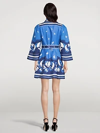 High Tide Mini Shirt Dress