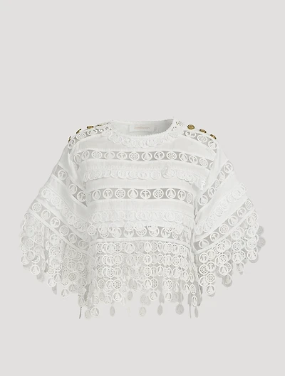 High Tide Nautical Crop Top