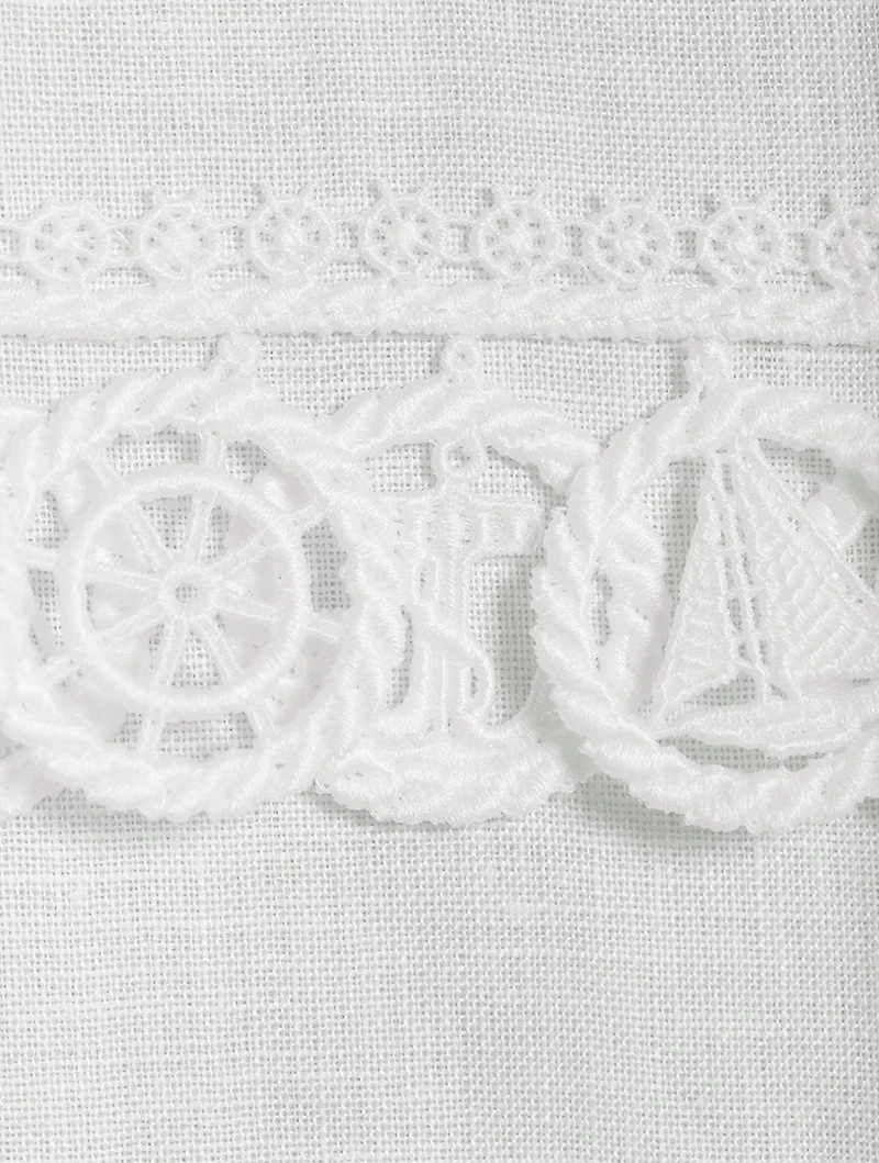 High Tide Nautical Crop Top