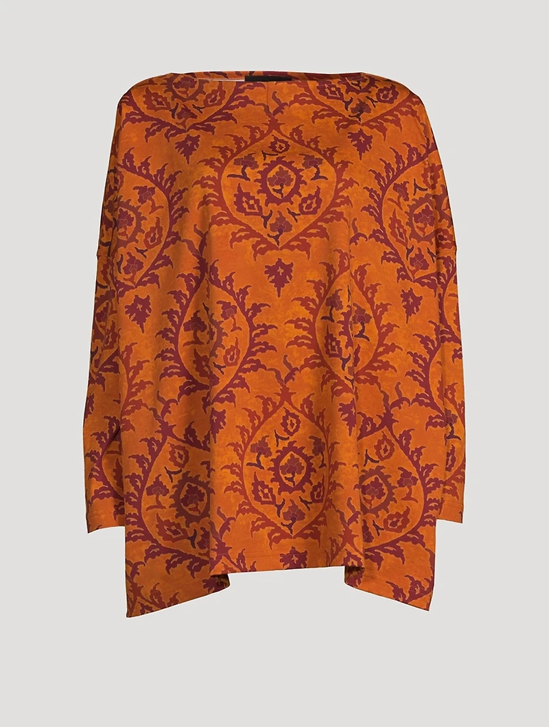 Long-Sleeve T-Shirt Ottoman Print