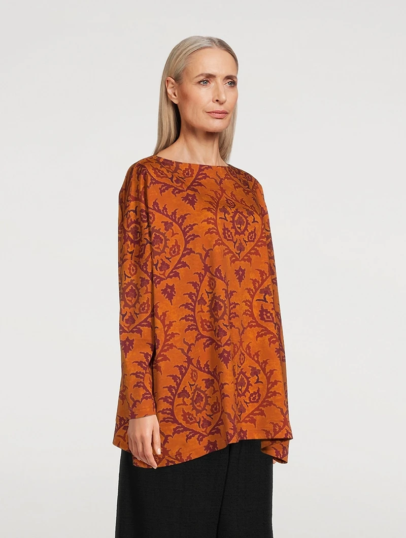 Long-Sleeve T-Shirt Ottoman Print