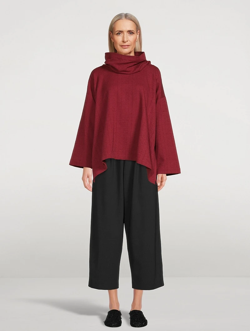 Funnelneck A-Line Shirt