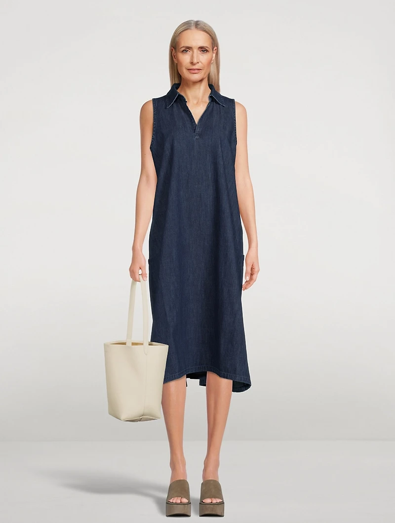 Sleeveless Denim Tunic