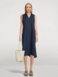 Sleeveless Denim Tunic