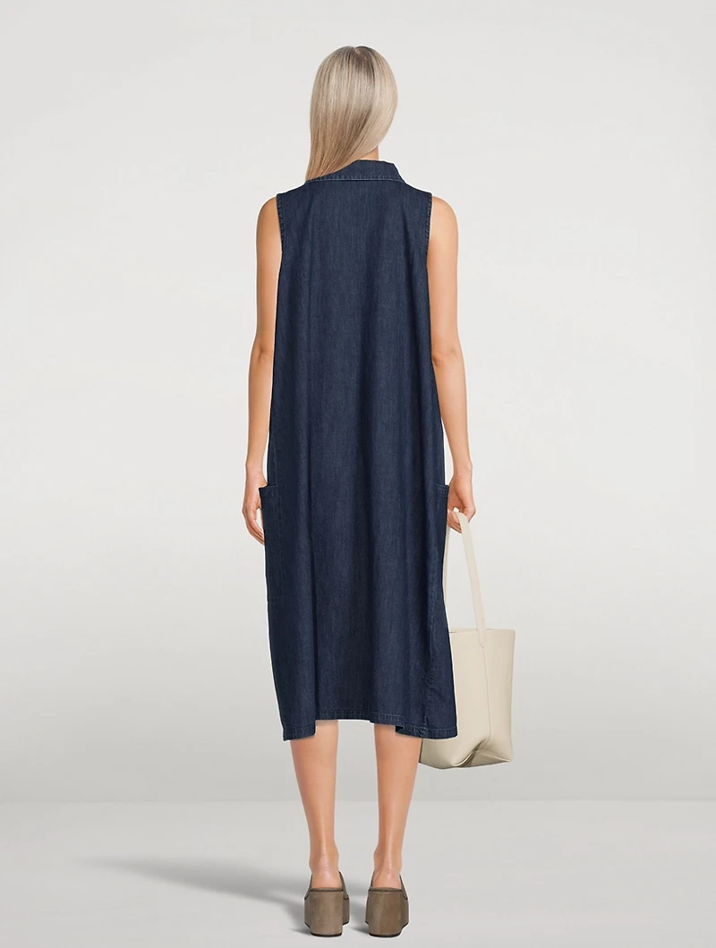 Sleeveless Denim Tunic