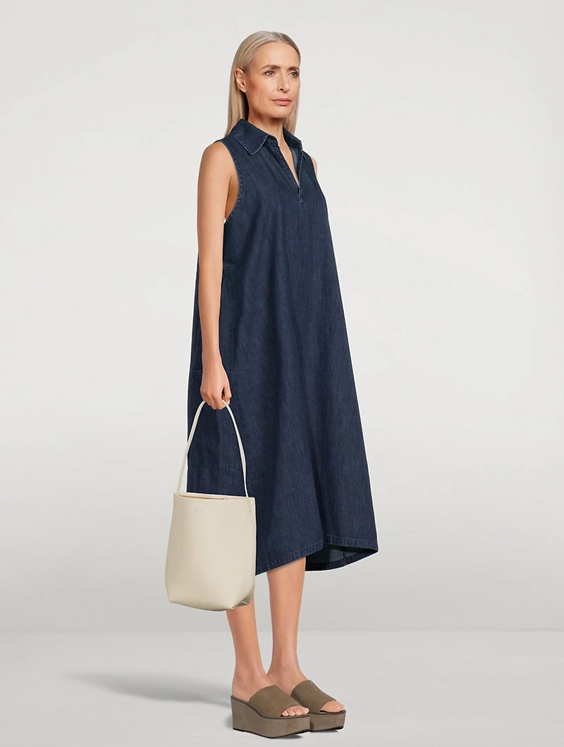 Sleeveless Denim Tunic