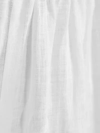 Linen Flared Cropped Pants