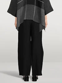 Wide-Leg Linen Trousers