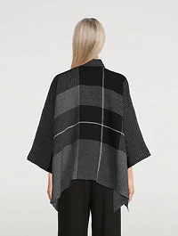 Linen Shirt Check Print