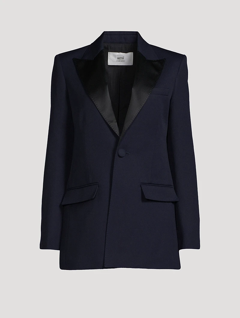 Wool Smoking Jacket