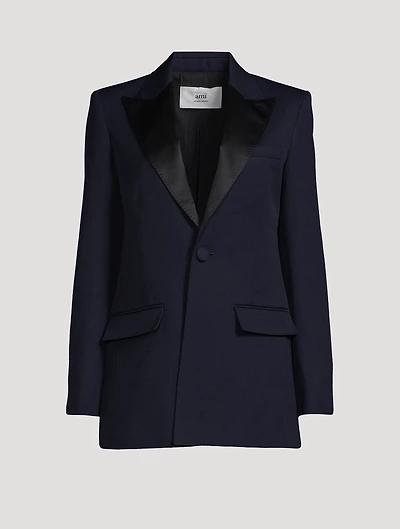 Wool Smoking Jacket
