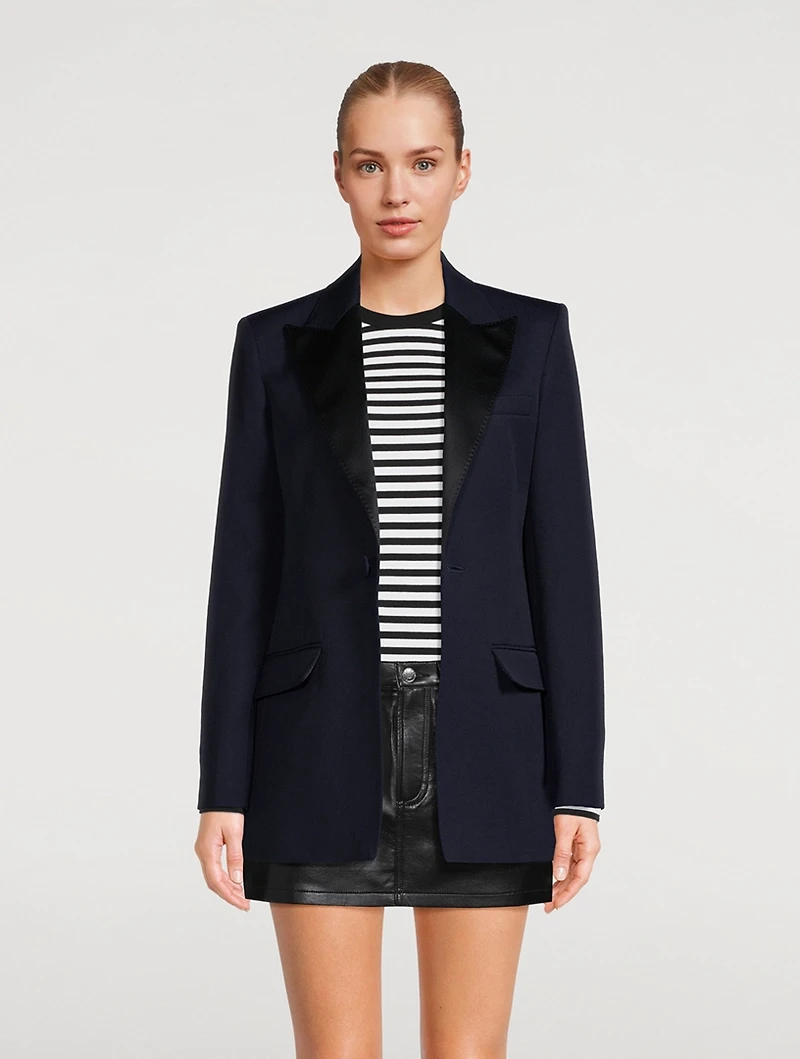 Wool Smoking Jacket