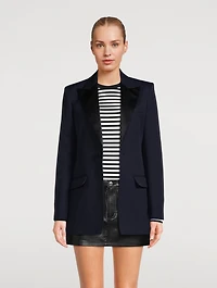 Wool Smoking Jacket