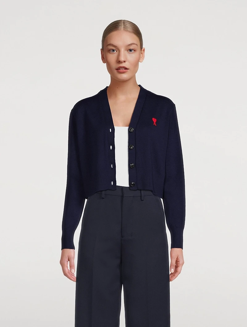 Ami De Cœur Wool Cardigan