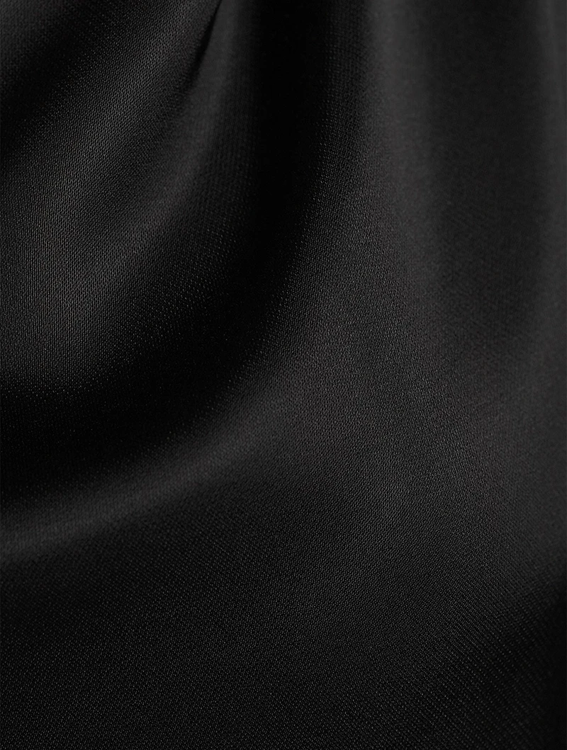 Silk Tie Back Dress