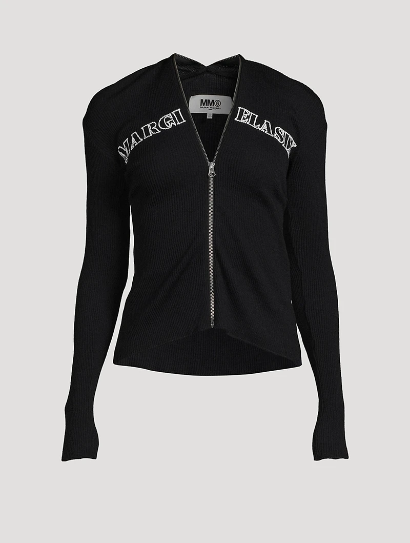 Zip-Front Cardigan