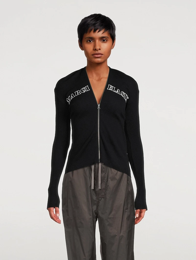 Zip-Front Cardigan