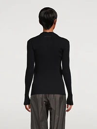 Zip-Front Cardigan