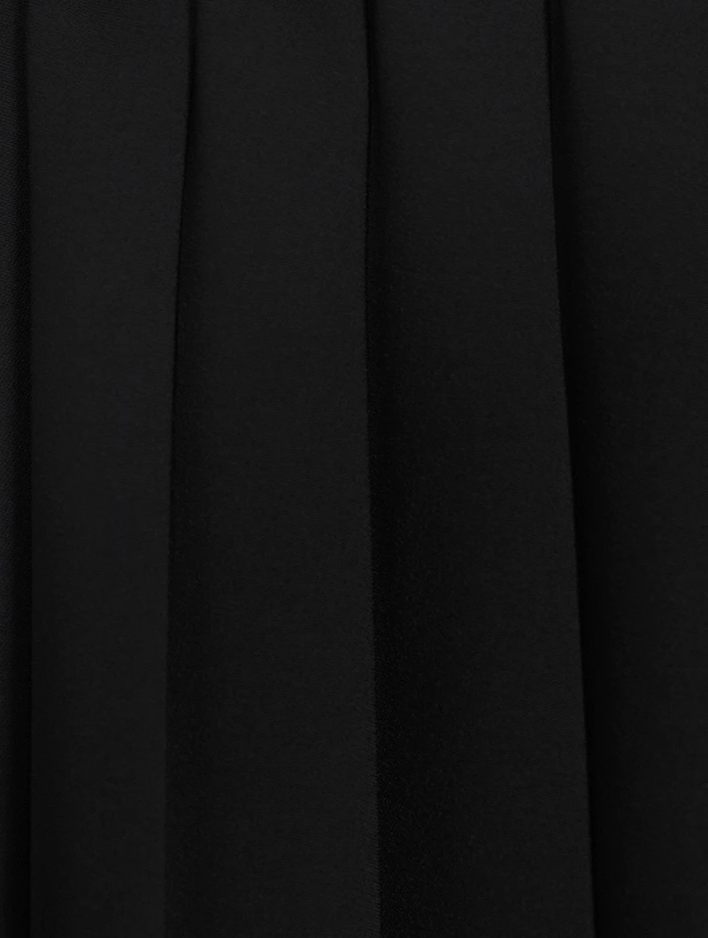 Pleated Midi Skirt