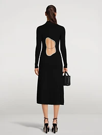 Senna Midi Dress With Cut Out Back