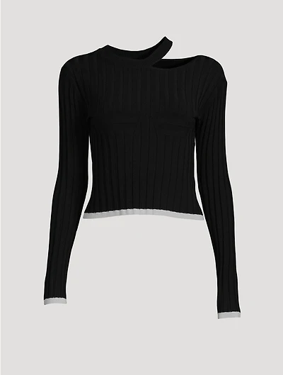 Venus Long Sleeve Cropped Top