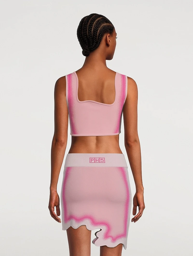 Lorenzo Wavy Bra Top