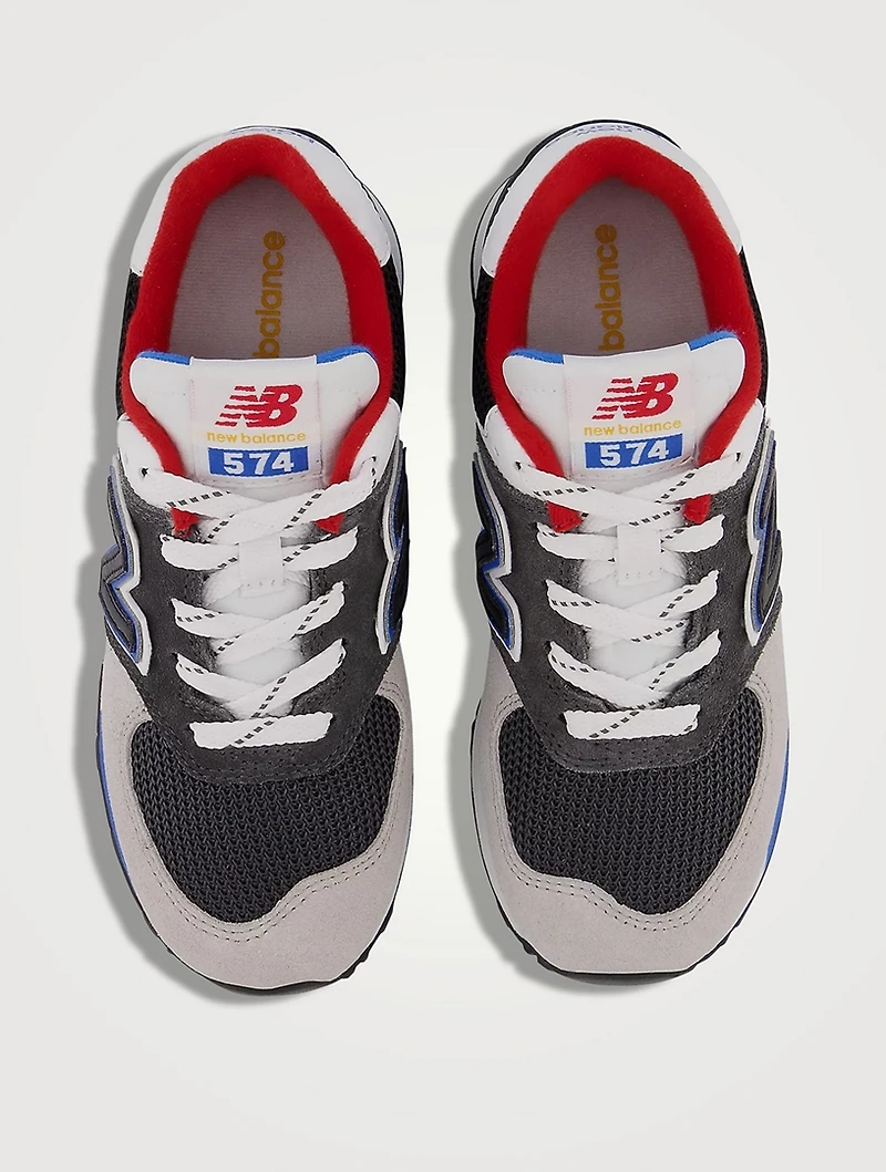 574 Kids Lace-Up Sneakers