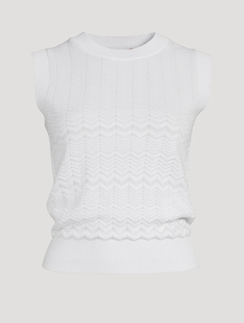Sleeveless Knit Top