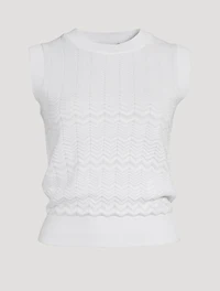 Sleeveless Knit Top