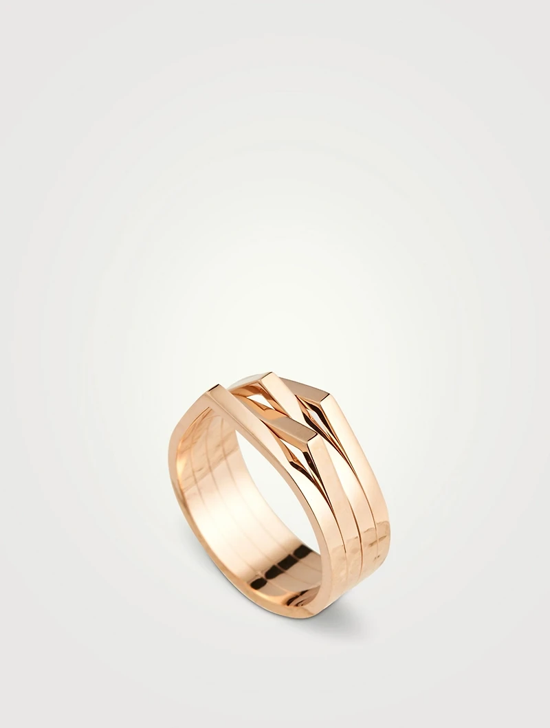 Antifer 18K Gold Four-Row Ring