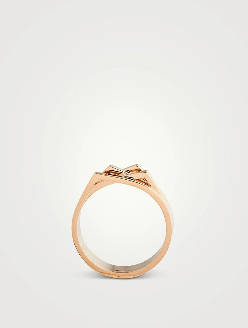 Antifer 18K Gold Four-Row Ring