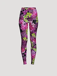 Leggings Logo Orchid Print