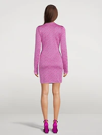 La Greca Jacquard Mini Dress