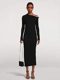 Asymmetric Midi Dress