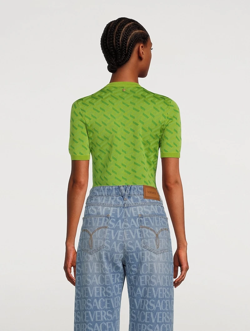La Greca Jacquard T-Shirt