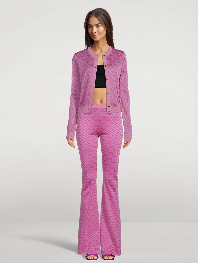 La Greca Jacquard Cardigan