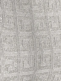 Metallic 4G Jacquard Midi Dress