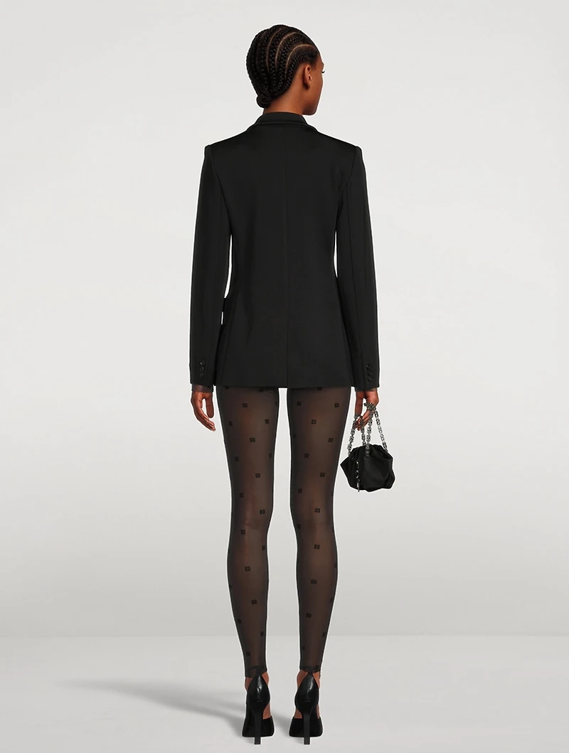 Slim Mesh Blazer