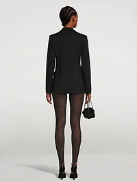 Slim Mesh Blazer