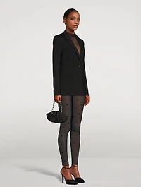 Slim Mesh Blazer