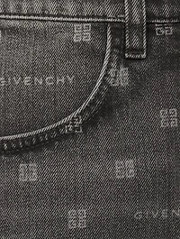 Denim Mini Skirt 4G Print