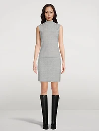 Metallic 4G Jacquard Mini Skirt